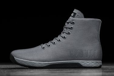 Nobull High-Top Men's Trainers Dark Grey Black | Australia (QM7540)